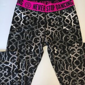 NWOT Zumba Spicy Instructor Leggings